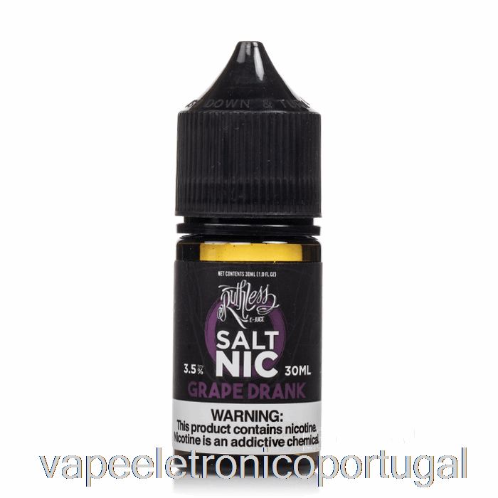Vape Eletrônico Bebida De Uva - Sal Implacável - 30ml 50mg